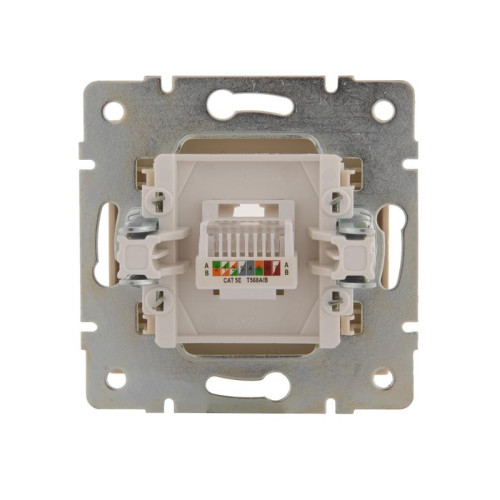 Розетка компьютерная СП Rain RJ45 16А IP20 механизм крем. LEZARD 703-0388-139 Розетка компьютерная СП Rain RJ45 16А IP20 механизм крем. LEZARD 703-0388-139