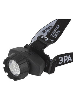 Фонарь GB-604 налобный 18хLED 3хAAA 4 реж. черн. блист. ЭРА Б0031384