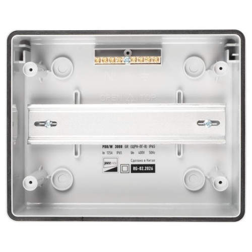 Бокс модульный накладной PDB/W 3008 GR (ЩРН-ПГ- 8) IP65 пластик. Pro JazzWay 5071988 Бокс модульный накладной PDB/W 3008 GR (ЩРН-ПГ- 8) IP65 пластик. Pro JazzWay 5071988
