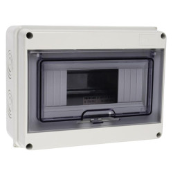 Бокс модульный накладной PDB/W 4008 GR (ЩРН-ПГ- 8) IP65 пластик. Pro JazzWay 5072060