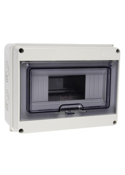 Бокс модульный накладной PDB/W 4008 GR (ЩРН-ПГ- 8) IP65 пластик. Pro JazzWay 5072060