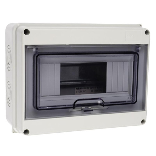 Бокс модульный накладной PDB/W 4008 GR (ЩРН-ПГ- 8) IP65 пластик. Pro JazzWay 5072060