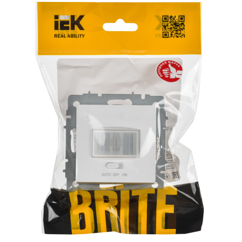 BRITE Датчик движения ДС10-1-БрАБ арктический белый IEK