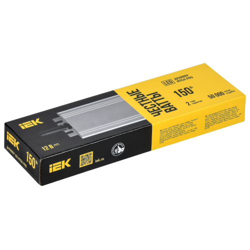 Драйвер LED ИПСН-PRO 150Вт 12В блок-шнуры IP67 IEK Драйвер LED ИПСН-PRO 150Вт 12В блок-шнуры IP67 IEK