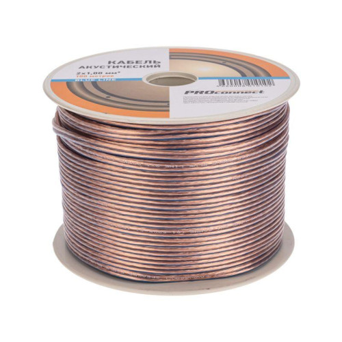 Кабель Stereo 2х1.0 BLUE LINE бухта (м) PROCONNECT 01-6205-6 Кабель Stereo 2х1.0 BLUE LINE бухта (м) PROCONNECT 01-6205-6