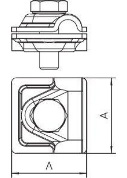 Соединитель для быстр. монтажа d8-10 Vario 249 8-10 ALU OBO 5311519