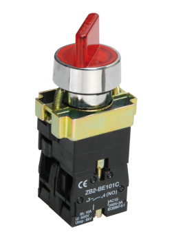 Переключатель LAY5-BK2465 2 положения красный NO+NC IEK