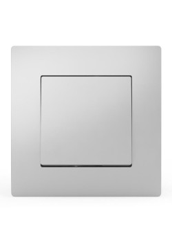 Выключатель 1-кл. СП Pixel 10А IP20 в сборе алюм. TOKOV ELECTRIC TKE-PX-V1F-C03