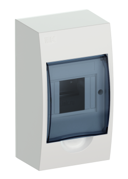 KREPTA 3 Корпус пластиковый ЩРН-П-4 IP41 белый IEK