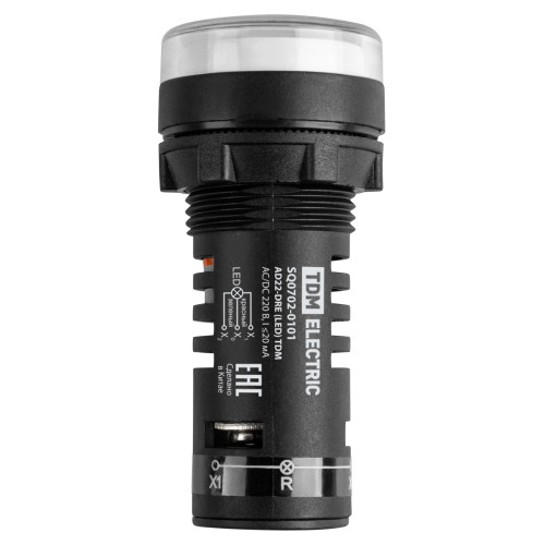 Индикатор (указатель) заземления AD22-DRE (LED) матрица d22 мм красный/зеленый 220 В AC/DC TDM Индикатор (указатель) заземления AD22-DRE (LED) матрица d22 мм красный/зеленый 220 В AC/DC TDM