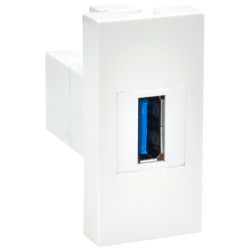 PRIMER РКЮ-10-00-П Розетка USB A 3.0 (1 модуль) белая IEK