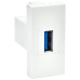 PRIMER РКЮ-10-00-П Розетка USB A 3.0 (1 модуль) белая IEK