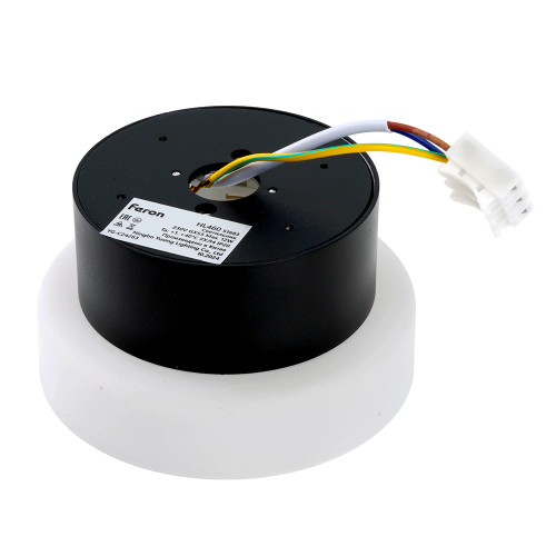 Светильник потолочный Feron HL460 Barrel OPAL 12W, 230V, GX53, черный