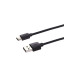 Дата-кабель, ДК 2, USB - USB Type-C, 1 м, черный, TDM Дата-кабель, ДК 2, USB - USB Type-C, 1 м, черный, TDM
