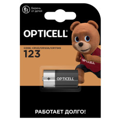 Элемент питания литиевый CR123 (блист.1шт) Specialty Opticell 5060014