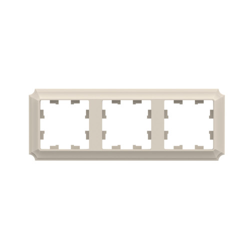 ATLASDESIGN ANTIQUE 3-постовая РАМКА, универсальная, БЕЖЕВЫЙ