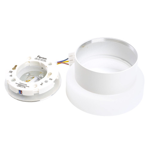 Светильник потолочный Feron HL460 Barrel OPAL 12W, 230V, GX53, белый Светильник потолочный Feron HL460 Barrel OPAL 12W, 230V, GX53, белый