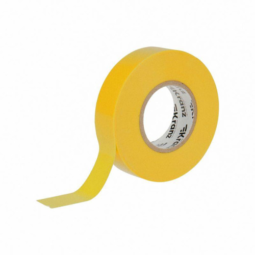 Изолента ПВХ профессиональная 0.18х19мм 20м желт. Kranz KR-09-2802 Изолента ПВХ профессиональная 0.18х19мм 20м желт. Kranz KR-09-2802