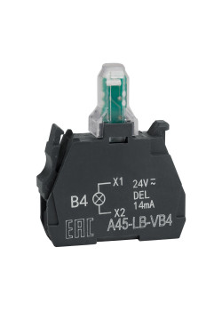 Световой блок OptiSignal D22 A45-LB-VB4 красный 24VACDC ZBVB4
