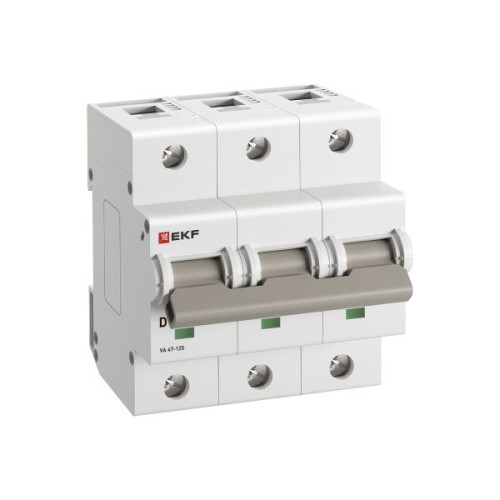 Авт. выкл. ВА 47-125 3P 125А (D) 15кА PROXIMA EKF