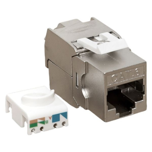 Модуль Keystone TERACOM CS Cat.6 экран. STP 110 IDC 180 град. самозажимной (Toolless) Модуль Keystone TERACOM CS Cat.6 экран. STP 110 IDC 180 град. самозажимной (Toolless)