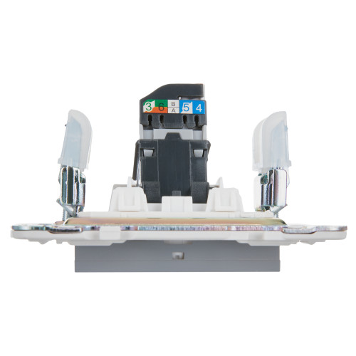 SKANDY Розетка компьютерная RJ45 кат.5E SK-K01Gr серый IEK SKANDY Розетка компьютерная RJ45 кат.5E SK-K01Gr серый IEK