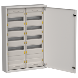 TITAN 5 Корпус металлический ЩРн-120 (2х60) 835х570х140мм IP31 серый (одна дверь) IEK