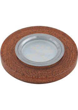 Светильник декоративный Luciole DLS-L104 CHROME/BROWN 1х35Вт GU5.3 IP20 Fametto 10719