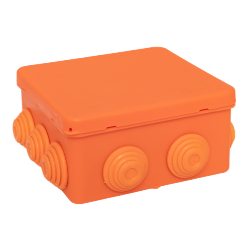 Коробка огнестойкая E45 100x100x50мм с клеммниками 7 полюсов 0,5-10мм2 IP55 HF EKF