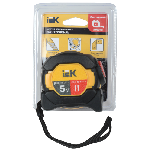 Рулетка измерительная PROFESSIONAL 5м IEK Рулетка измерительная PROFESSIONAL 5м IEK
