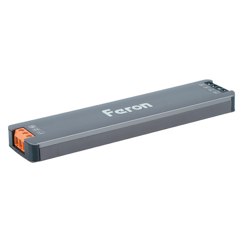 Трансформатор электронный для светодиодной ленты 150W 24V 153*33.8*13мм IP20 (драйвер), LB010 FERON