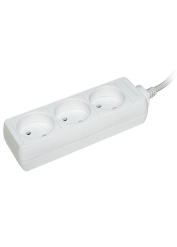 Удлинитель 3х3м без заземл. 10А IP20 У3 2P 250В 2х0.75 IEK WYP10-06-03-03-N