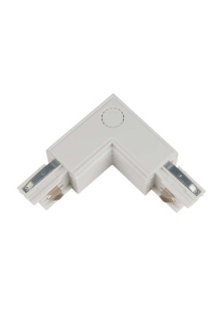 Коннектор для трековых светильников UBX-A21 WHITE 1 POLYBAG (бел.) Uniel 09762