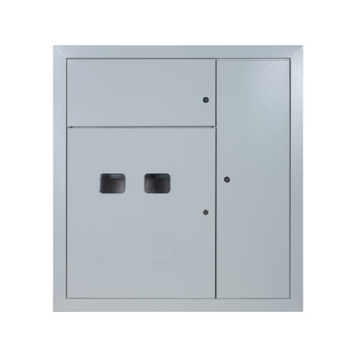 Корпус щита этажного 2 кв. (1010х950х160) размер ниши (920х860х140) TDM