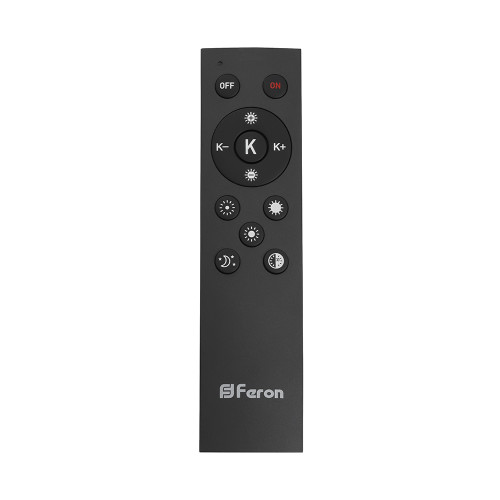 Светодиодный управляемый светильник Feron AL6200 “Simple matte” тарелка 165W 3000К-6500K черный Светодиодный управляемый светильник Feron AL6200 “Simple matte” тарелка 165W 3000К-6500K черный