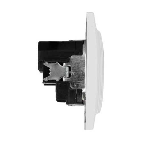 Минск Розетка 1-мест. СП с/з 16А бел. с защ. штор. с 2 USB 2,1А EKF