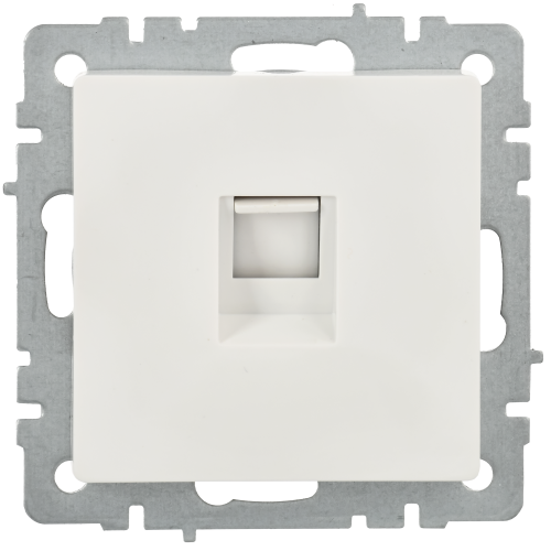 BRITE Розетка компьютерная RJ45 кат.5E РК10-БрБ белый BRITE Розетка компьютерная RJ45 кат.5E РК10-БрБ белый