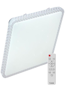 Светильник светодиодный PREMIUM MYSTERY QUADRO 75Вт 230В 3000-6500К 6000лм IP40 530х530х70мм управляемый настенно-потолоч. КОСМОС KSMystQD75W