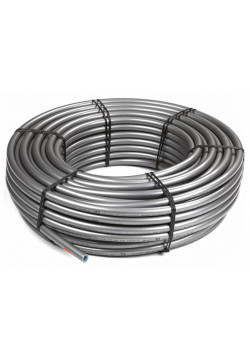 Труба PE-Xa 25х3.5 EVOH сер. метал. (уп.50м) RTP 25485