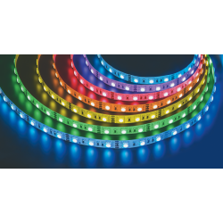 Лента светодиодная 71 446 NLS-5050RGB60-14.4-IP20-12V-Pro R5 14.4Вт/м (уп.5м) Navigator 71446