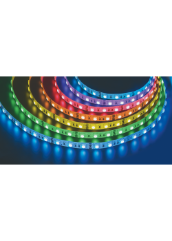 Лента светодиодная 71 446 NLS-5050RGB60-14.4-IP20-12V-Pro R5 14.4Вт/м (уп.5м) Navigator 71446