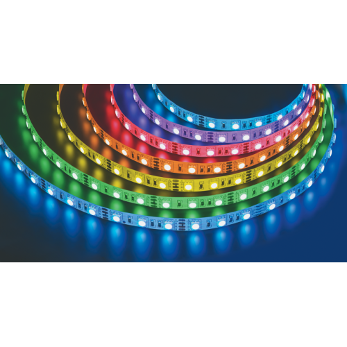 Лента светодиодная 71 446 NLS-5050RGB60-14.4-IP20-12V-Pro R5 14.4Вт/м (уп.5м) Navigator 71446