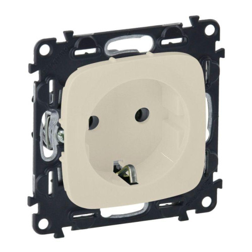 Розетка 1-м СП Valena Allure 16А IP2X 250В 2P+E безвинтов. клеммы с лицев. панелью механизм сл. кость Leg 753821 Розетка 1-м СП Valena Allure 16А IP2X 250В 2P+E безвинтов. клеммы с лицев. панелью механизм сл. кость Leg 753821