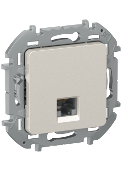 IEKINSPIRIA Розетка компьютерная RJ45 категория 5Е UTP 6731181 шампань IEK