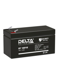 Аккумулятор ОПС 12В 1.2А.ч Delta DT 12012