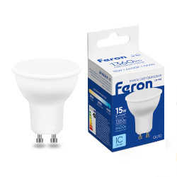 Лампа светодиодная Feron LB-965 MR16 GU10 15W 175-265V 6400K