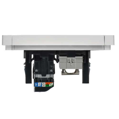 FORTE&PIANO Розетка двойная RJ11+RJ45 кат.5E FP235 белый IEK FORTE&PIANO Розетка двойная RJ11+RJ45 кат.5E FP235 белый IEK