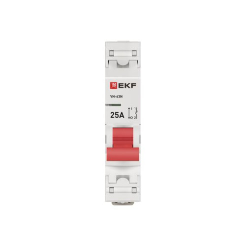 Выкл. нагрузки ВН-63N 1P 25А PROXIMA EKF Выкл. нагрузки ВН-63N 1P 25А PROXIMA EKF