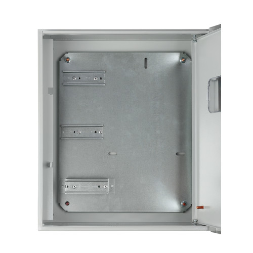 Корпус металлический ЩУ-3ф/1-1 (2 двери), 445х400х150 мм, IP54, RAL7035 светло-серый LITE Корпус металлический ЩУ-3ф/1-1 (2 двери), 445х400х150 мм, IP54, RAL7035 светло-серый LITE