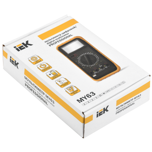 Мультиметр цифровой PROFESSIONAL MY63 IEK Мультиметр цифровой PROFESSIONAL MY63 IEK